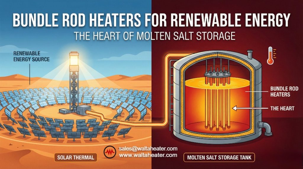 Bundle Rod Heaters for Renewable Energy The Heart of Molten Salt Storage